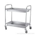 SS304 Round Tube Collecting Kettle Trolley Kitchen Cart